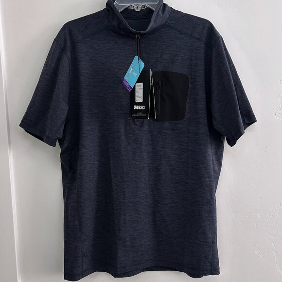 ✨ NEW ✨ Men's short sleeve utility performance athletic half zip tee - Picture 5 of 5